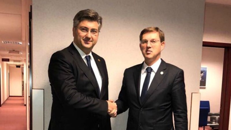 PM Plenkovic and PM Cerar schedule bilateral meeting on Tuesday in Zagreb